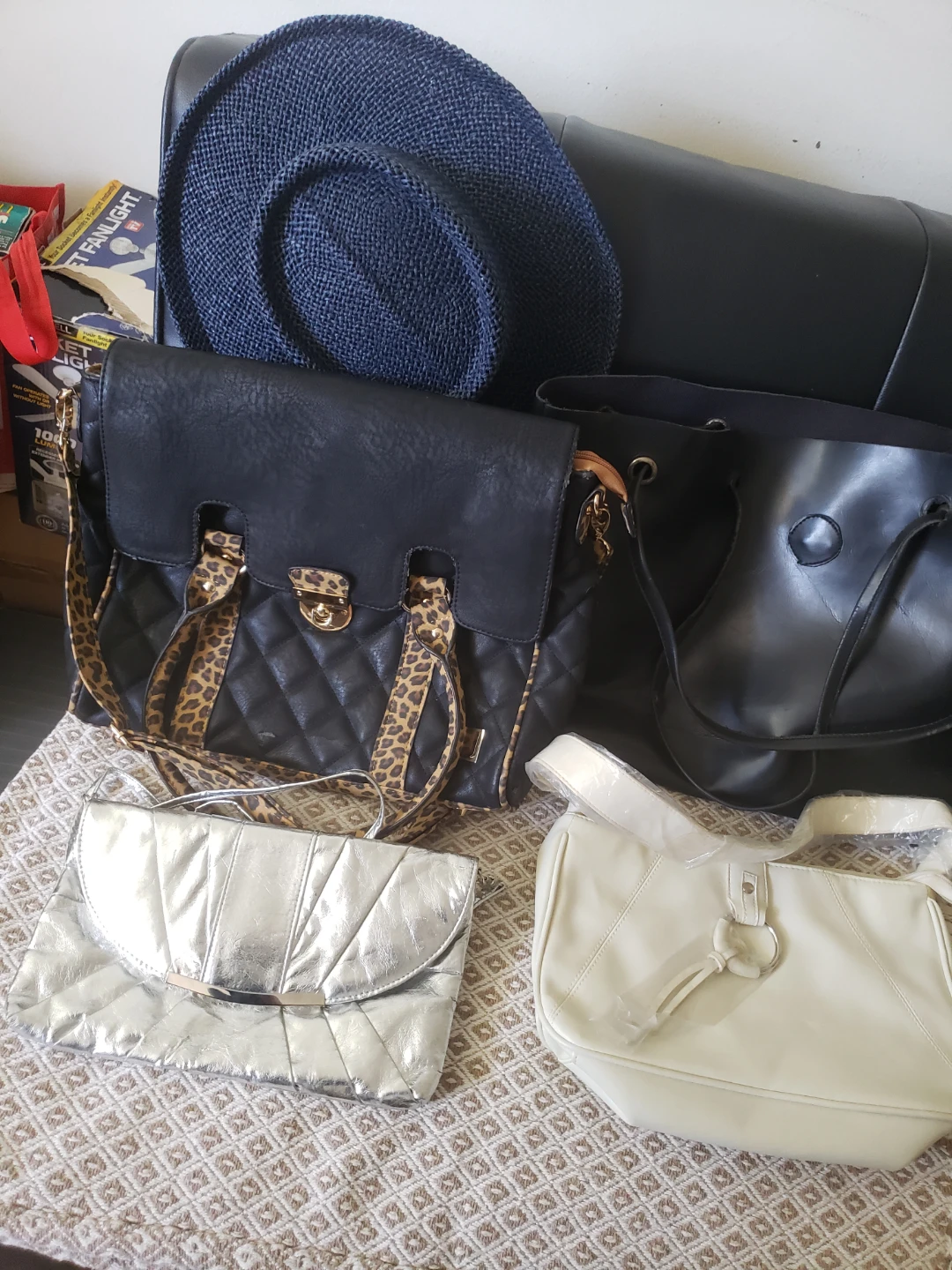 Fashion Handbag and Hat Set