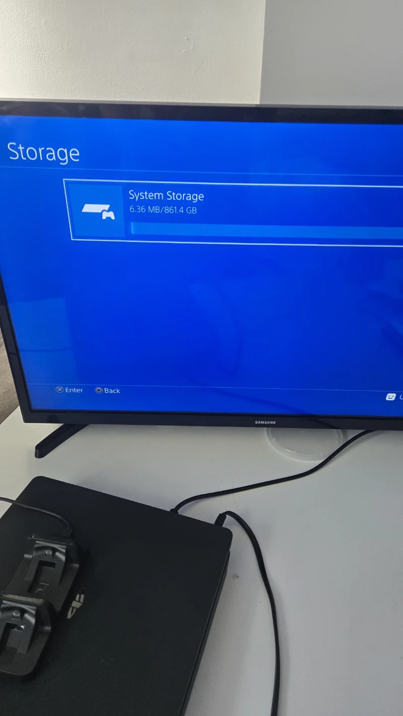 Sony PlayStation 4 Slim with Controller and Charging Dock - photo 2
