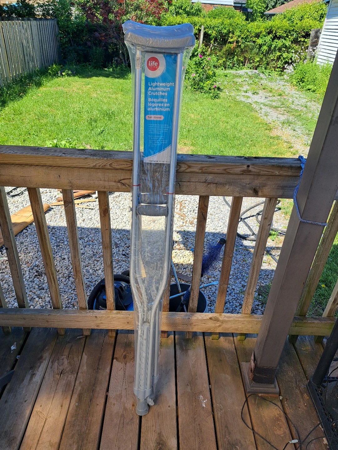 Life Brand Lightweight Aluminum Crutches - Tall/Grand