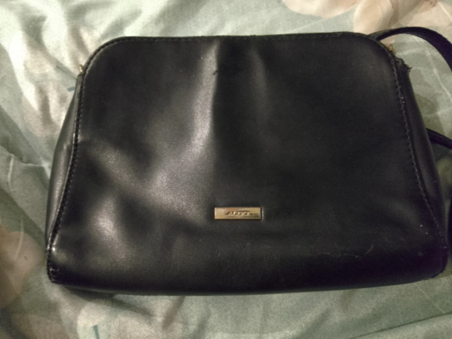 Black Quilted Crossbody Bag ⚽ - photo 2