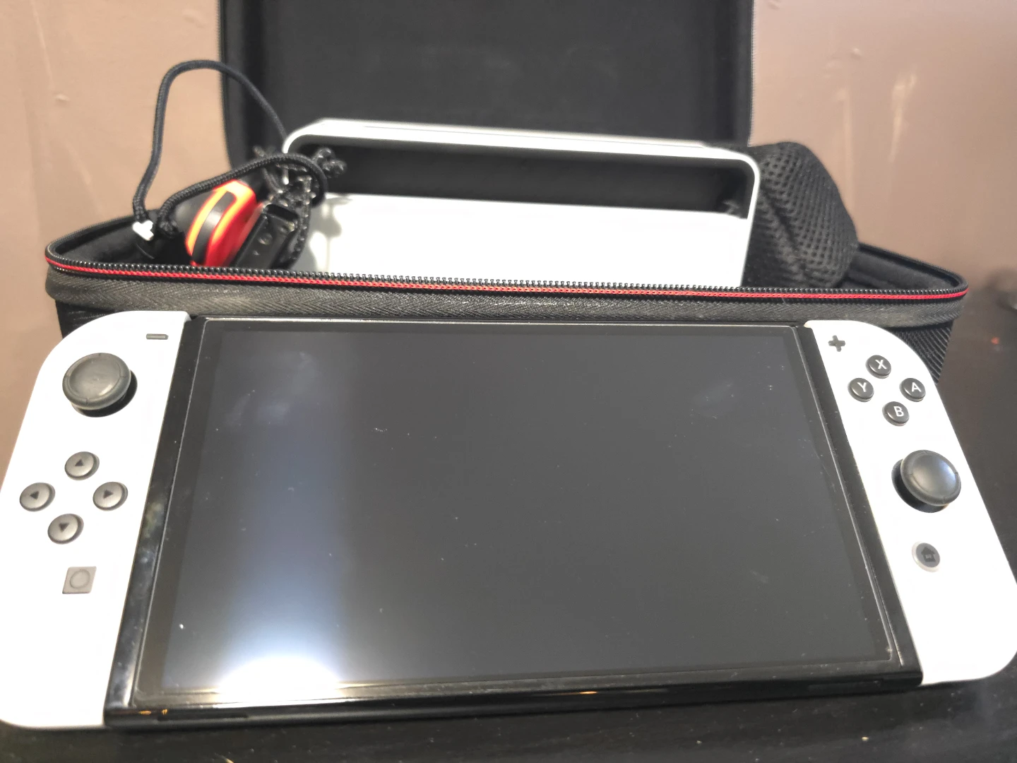 Nintendo Switch OLED White with extra Joy con and Accessories - photo 4