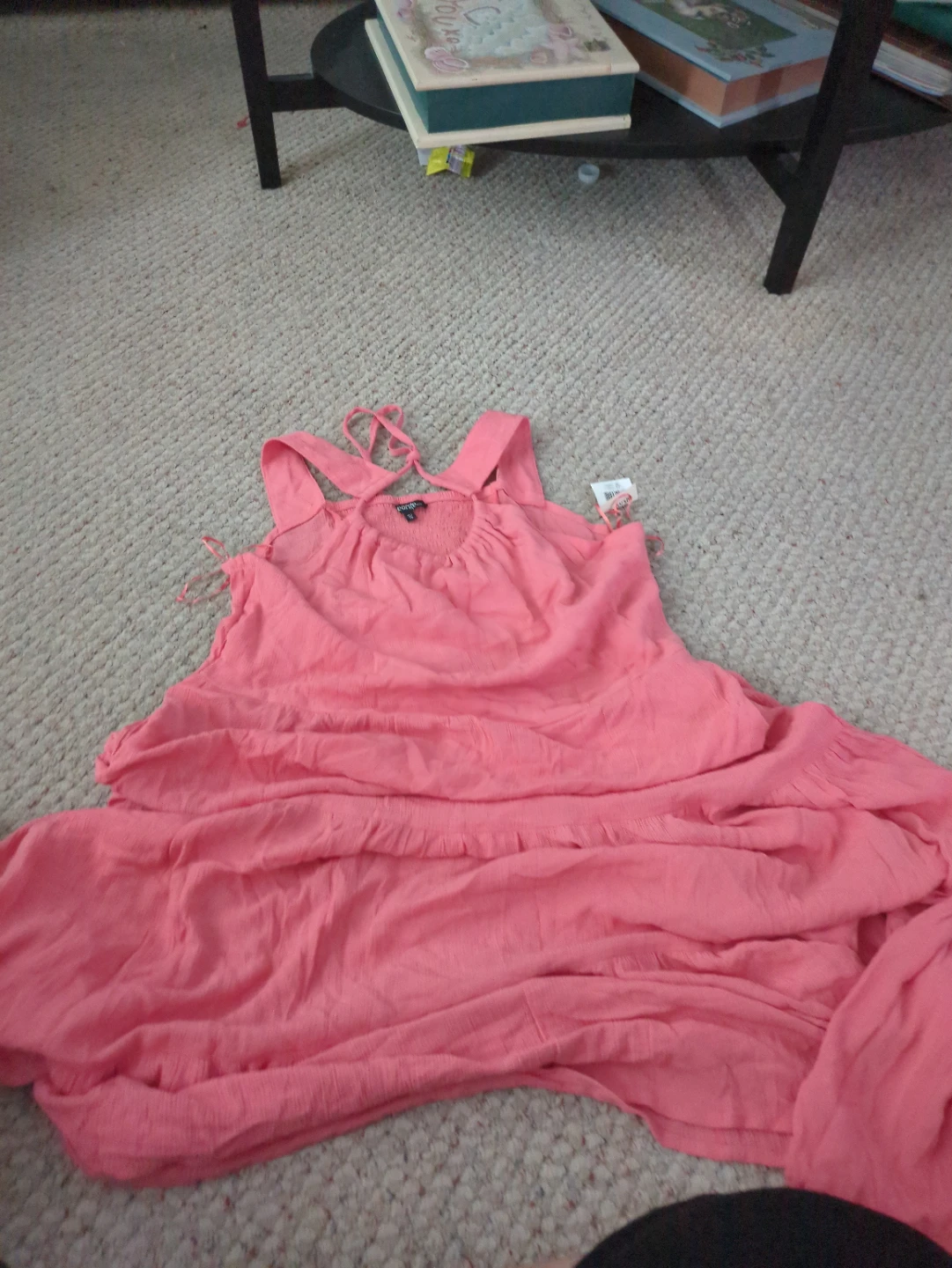 George Coral Pink Maxi Dress XL