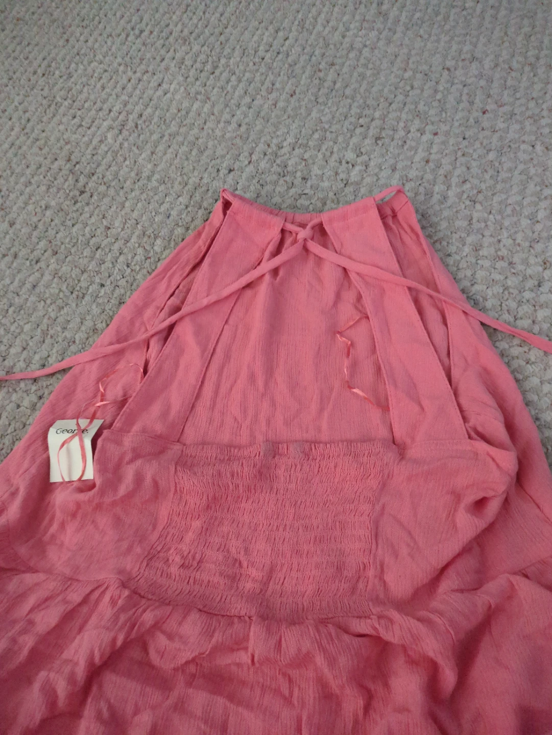 George Coral Pink Maxi Dress XL - photo 3