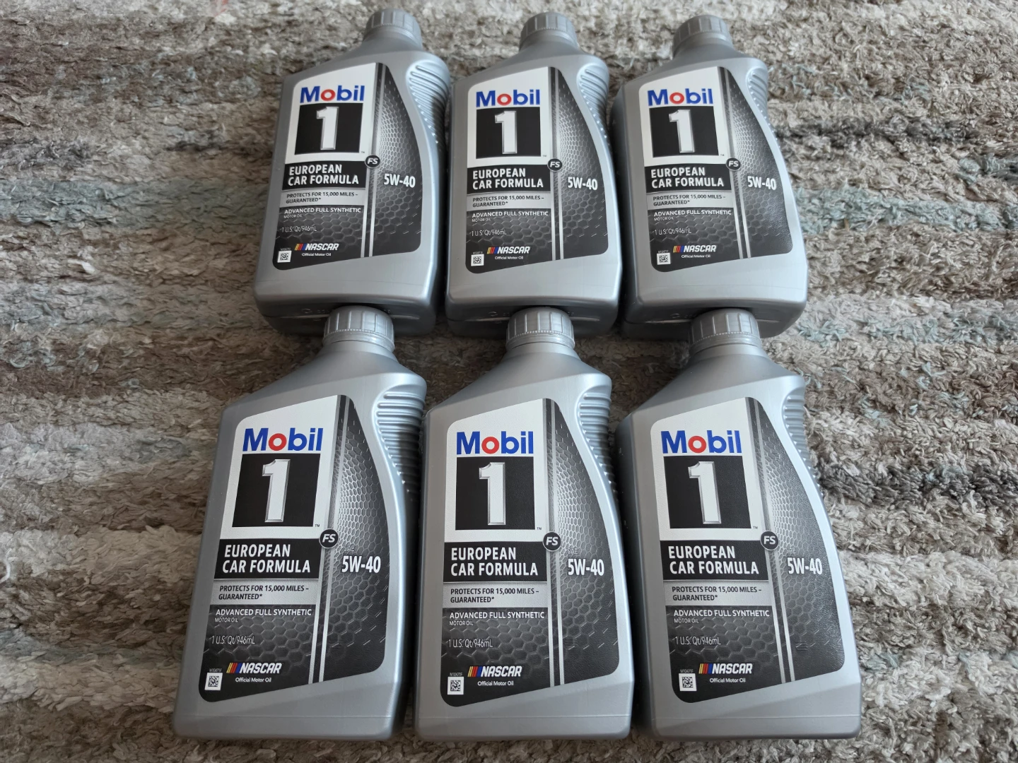 Mobil 1 5W-40 Full Synthetic Motor Oil, 6 Quart