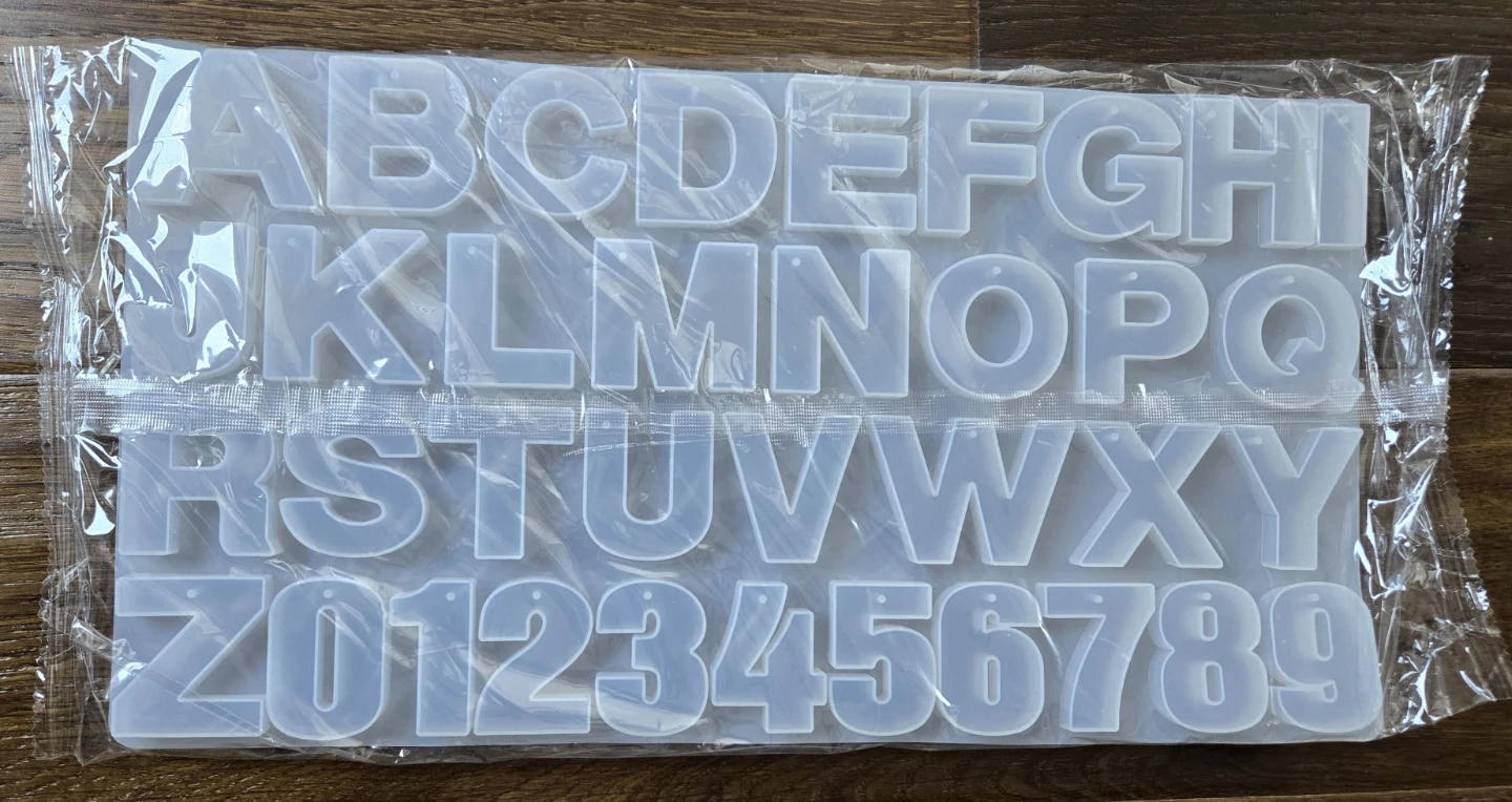 Resin Silicone Letter and Number Molds - photo 2