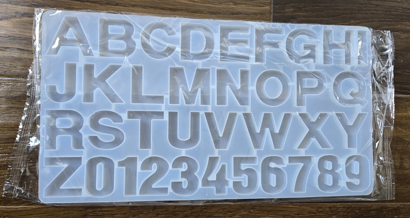Resin Silicone Letter and Number Molds - photo 3