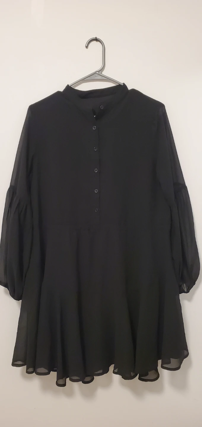 Black Chiffon Dress