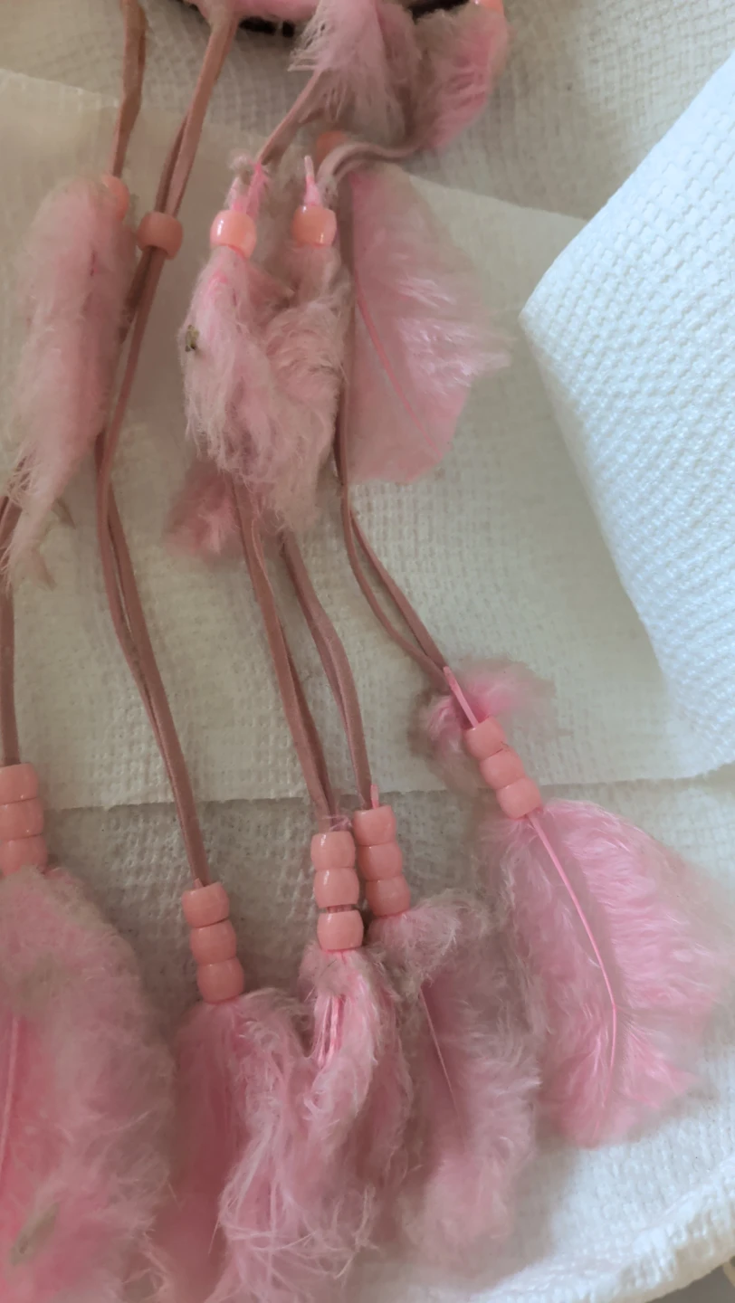 Pink Feather Dream Catcher - photo 3