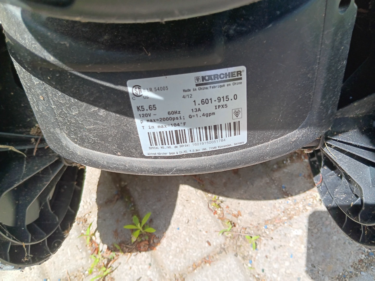 Kärcher K5.65 Pressure Washer - photo 3