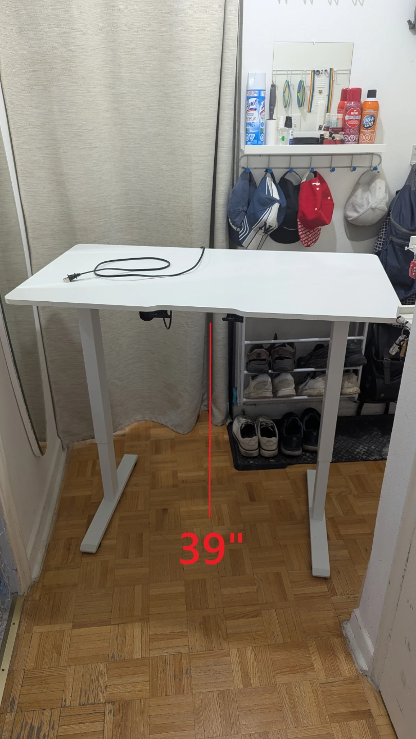 43x24" Sit Stand Desk Table Height Adjustable Electric Standing - photo 3