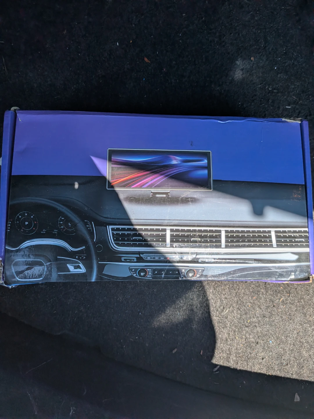 Car play with Dash and back Cam Mirror with Cables