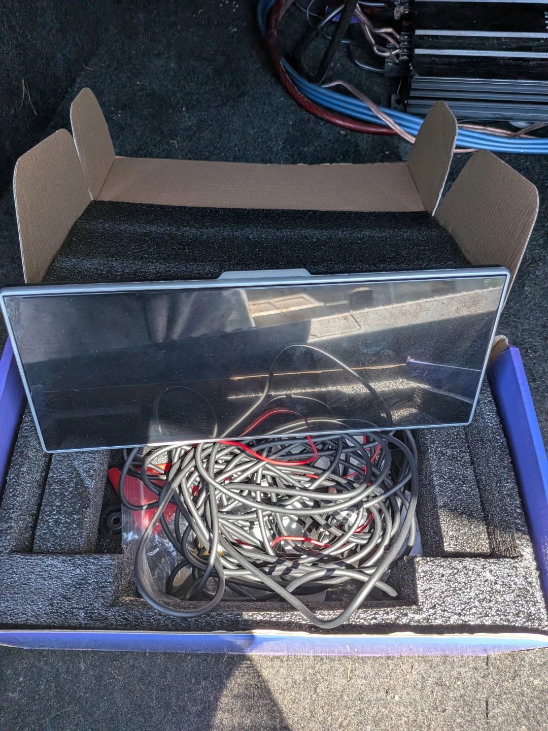Car play with Dash and back Cam Mirror with Cables - photo 3