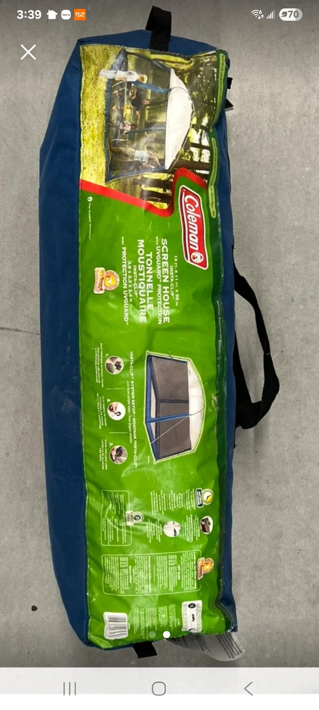 Coleman 13 ft x 11 ft Screen House