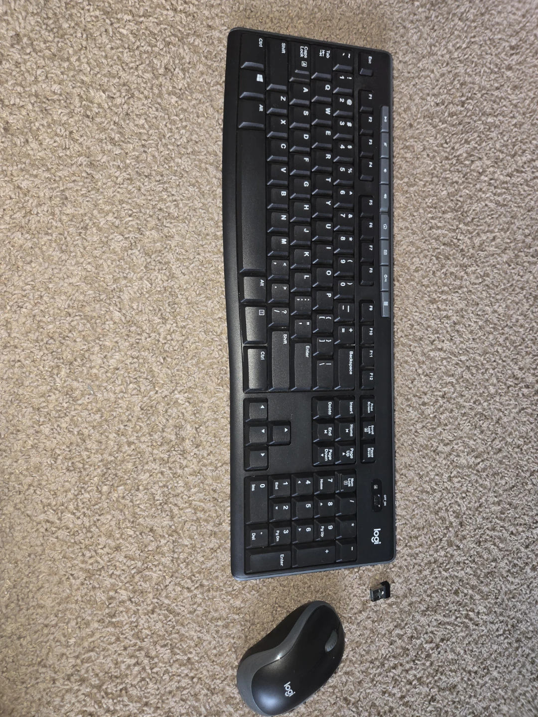 Logitech Wireless Keyboard and Mouse Combo