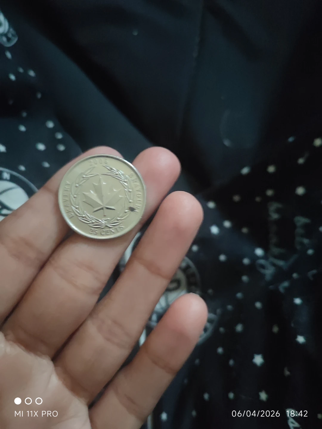 Canadian 25 Cents Coin