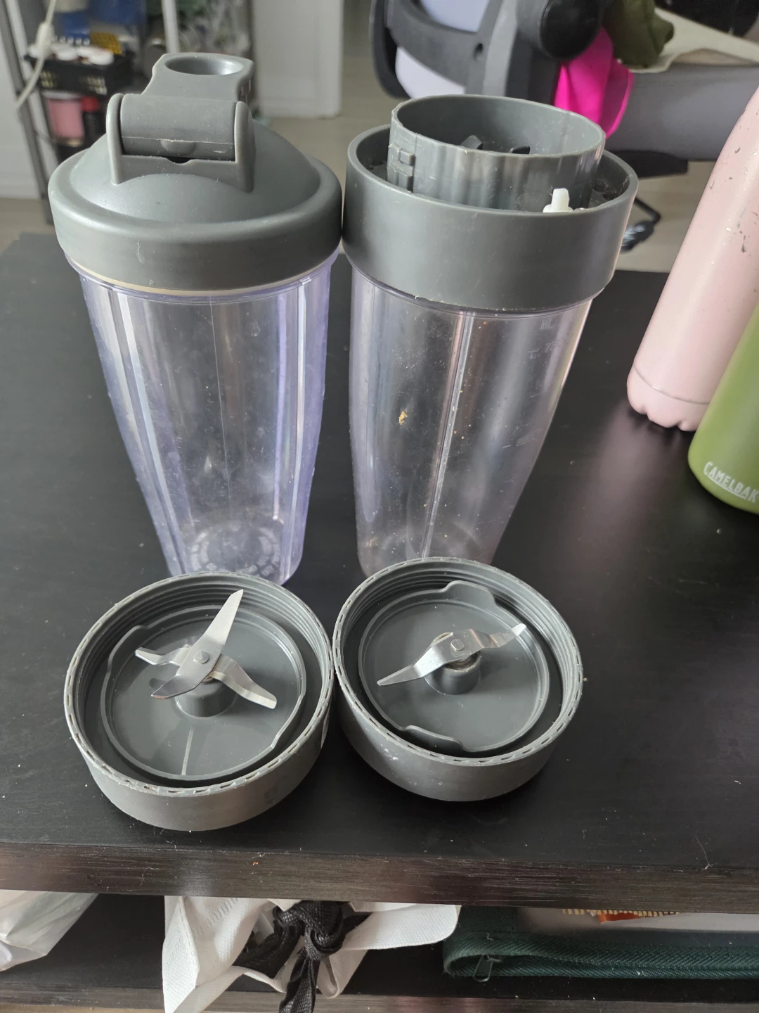 2x Blender Cups with Blade Lids - photo 2