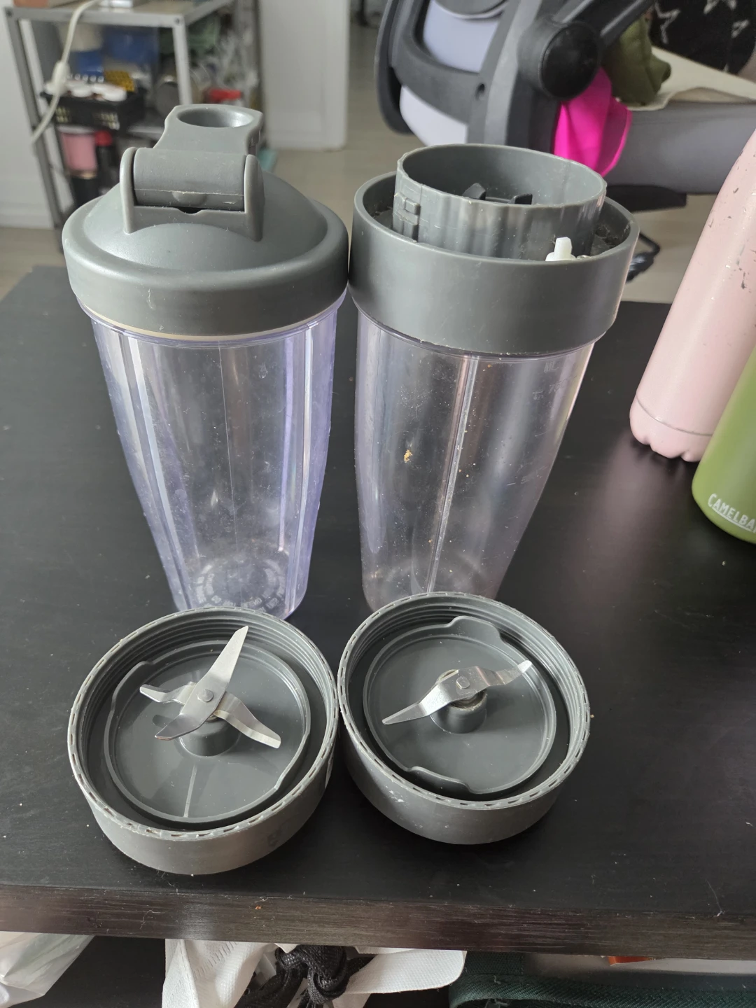 2x Blender Cups with Blade Lids - photo 3