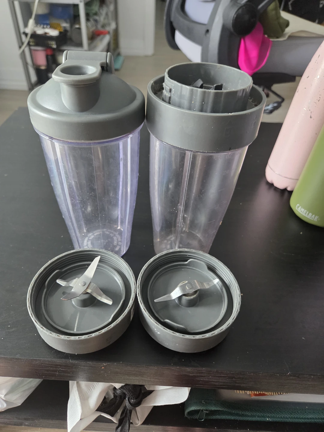 2x Blender Cups with Blade Lids - photo 4