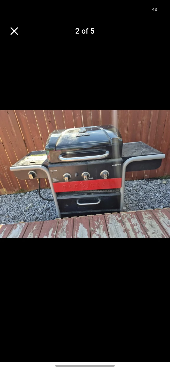 Char-Broil Gas2Coal Grill - photo 4
