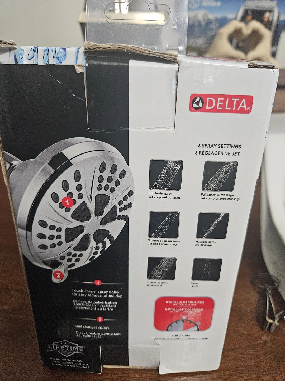 Delta 6-Spray Shower Head