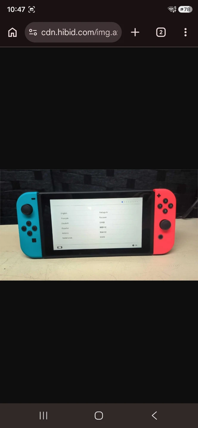 Nintendo switch V2 I