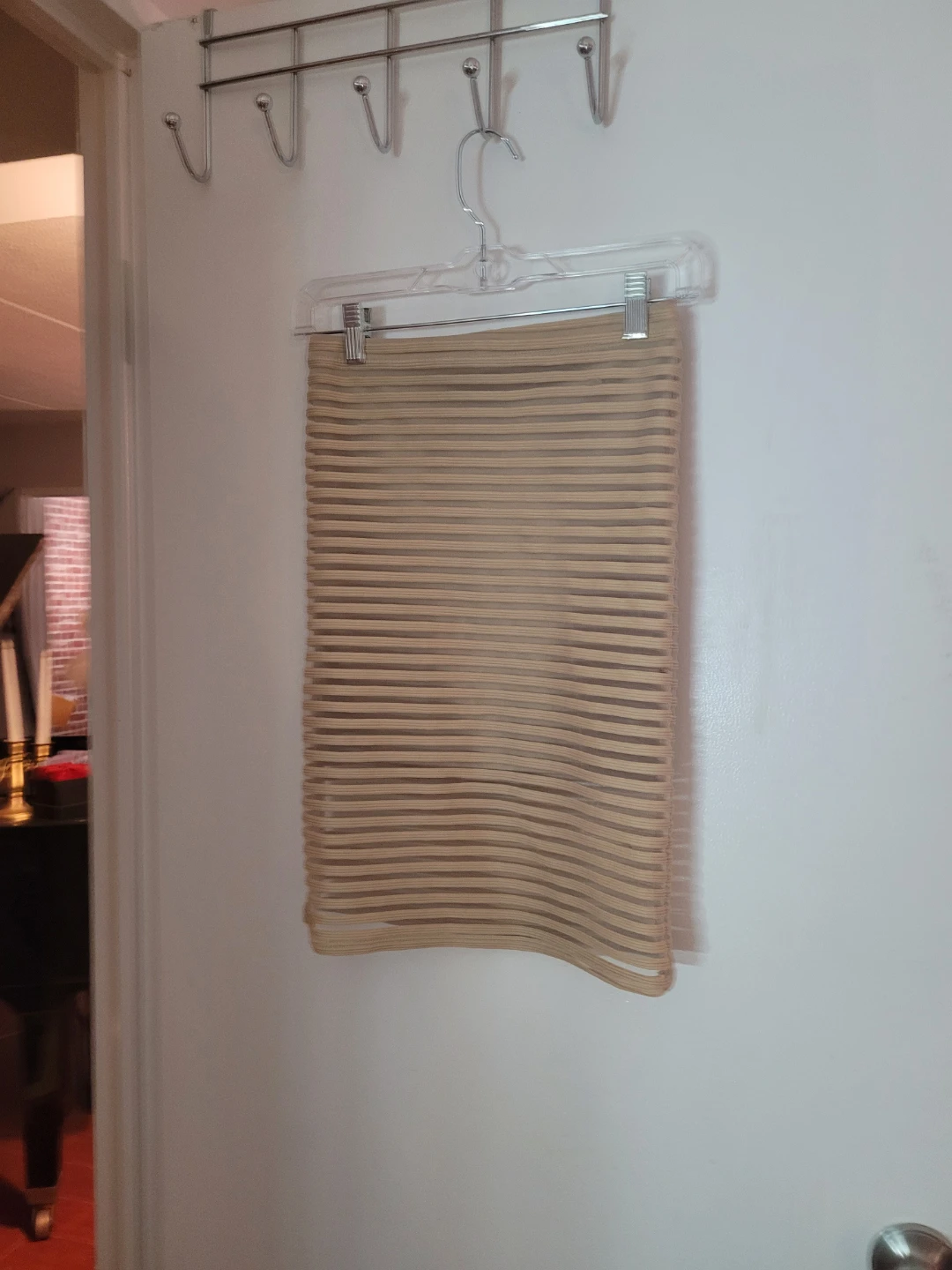 Women's Sheer Striped Pencil Skirt - photo 2