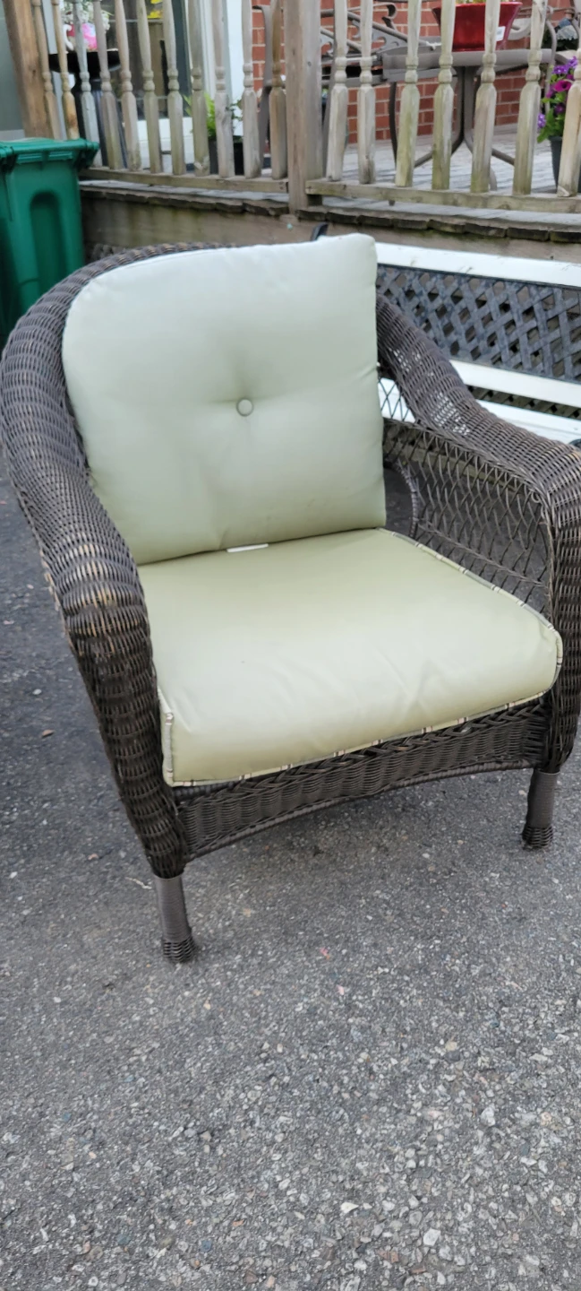 Wicker Patio Furniture Set with Loveseat and 2 Chairs - photo 4