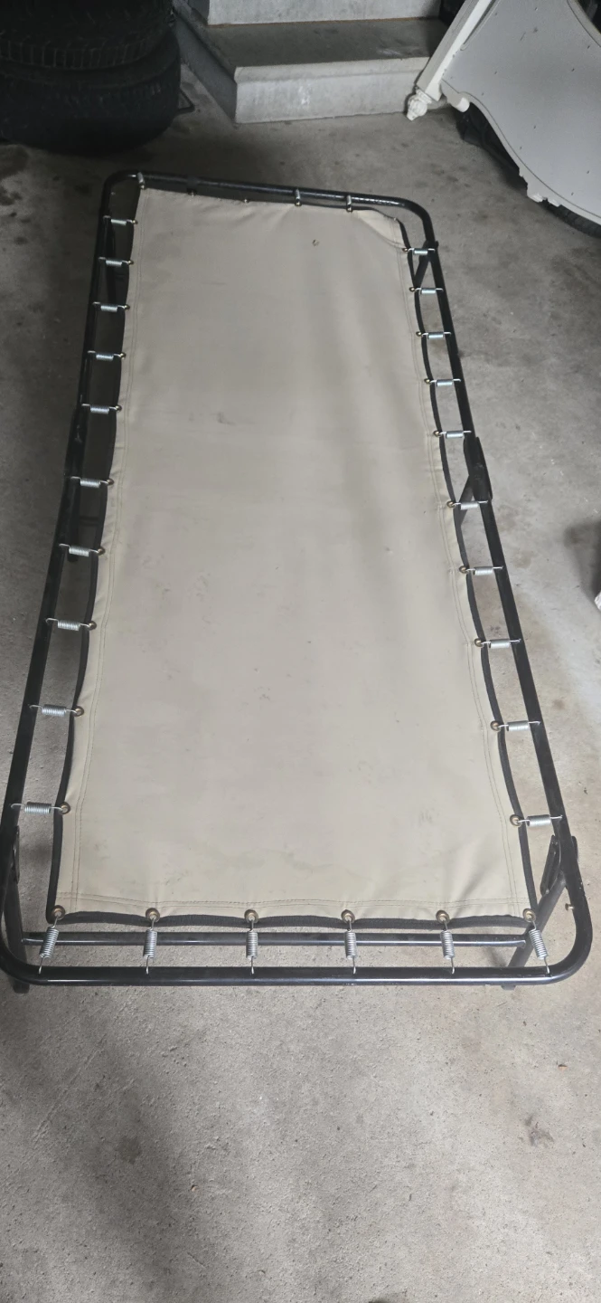 Folding Cot with Springs
