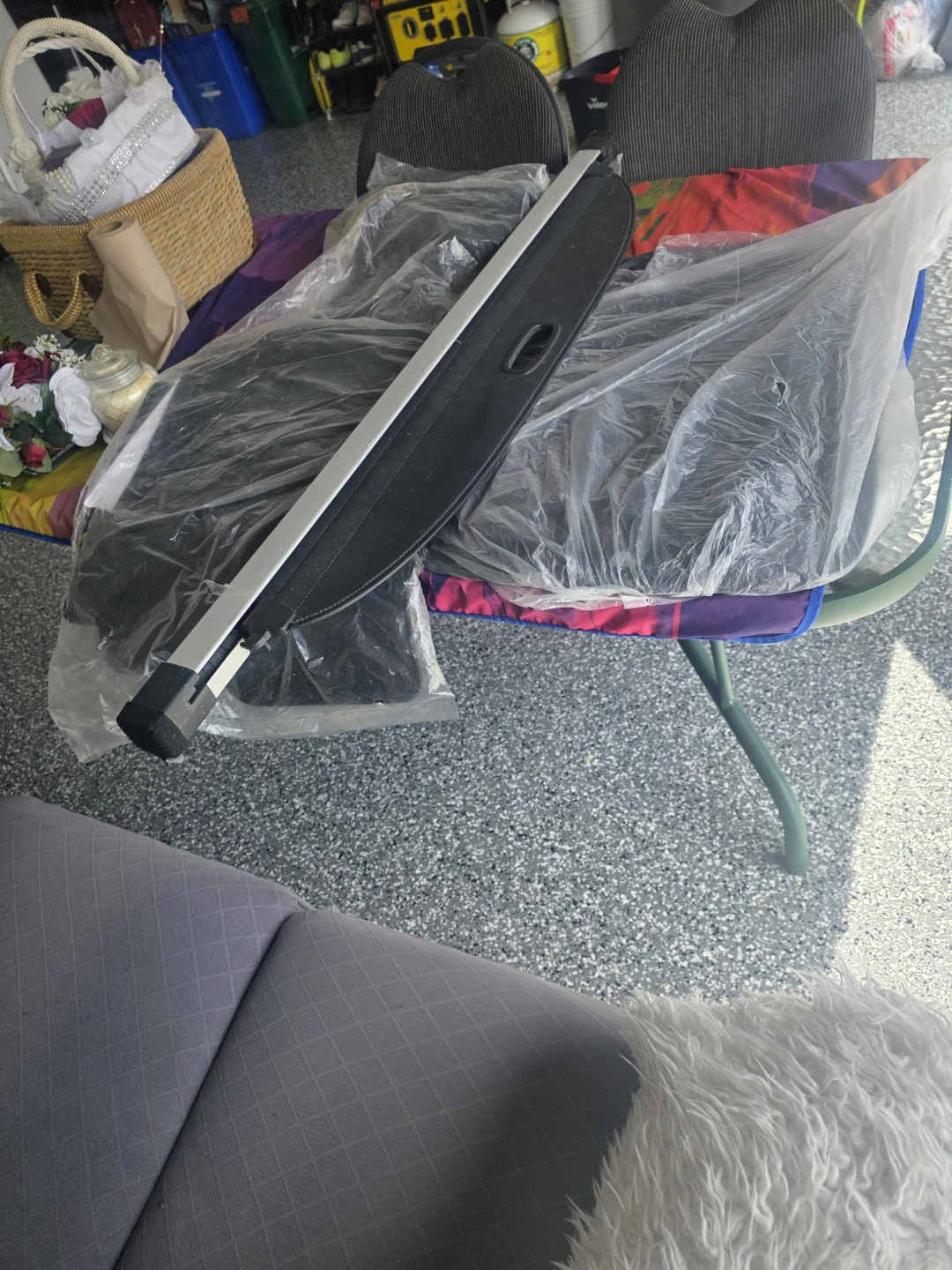 Hyundai Tucson Cargo Cover and Floor Mats - photo 2