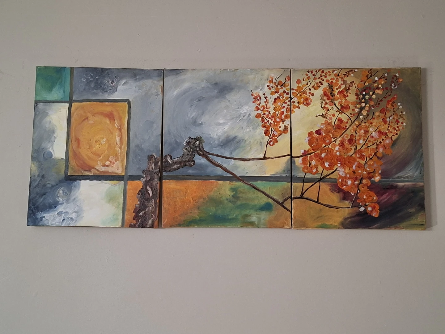 Triptych Wall Art Painting