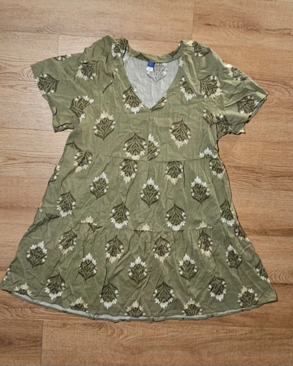 Old Navy  V-Neck Mini Swing Dress