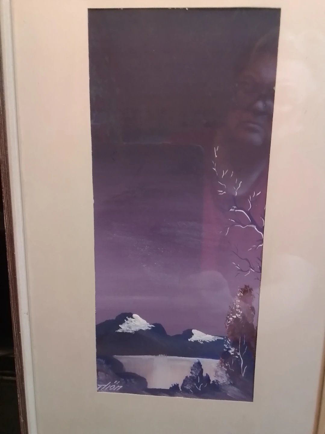 Vintage Mid-Century Swedish Landscape Painting – Signed "Thön" - photo 2