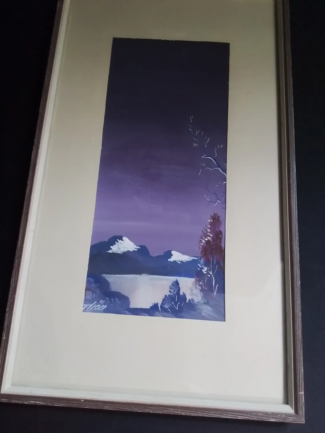 Vintage Mid-Century Swedish Landscape Painting – Signed "Thön" - photo 3