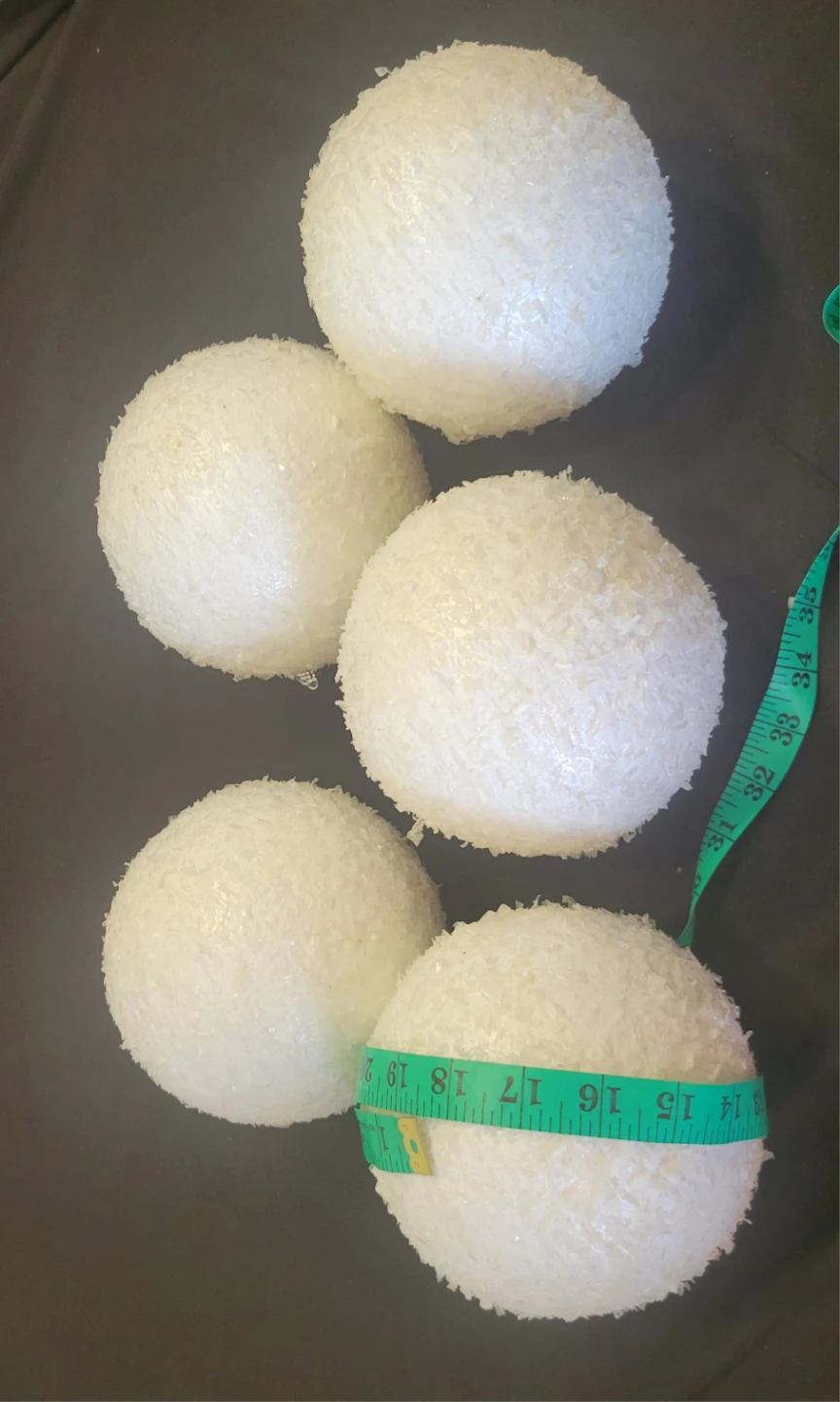 Set of 5 White Spheres ⚽ - photo 3