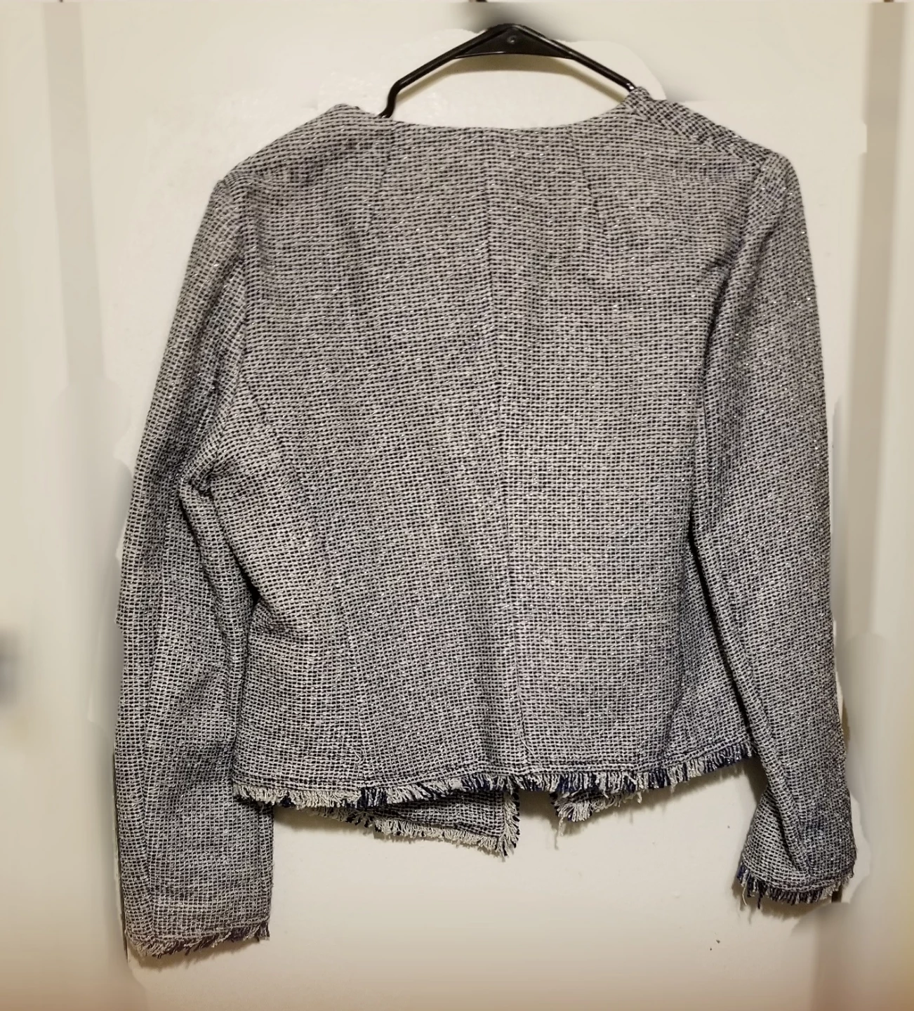 NWT Banana Republic Women's Navy Tweed Jacket ⚽ - photo 3