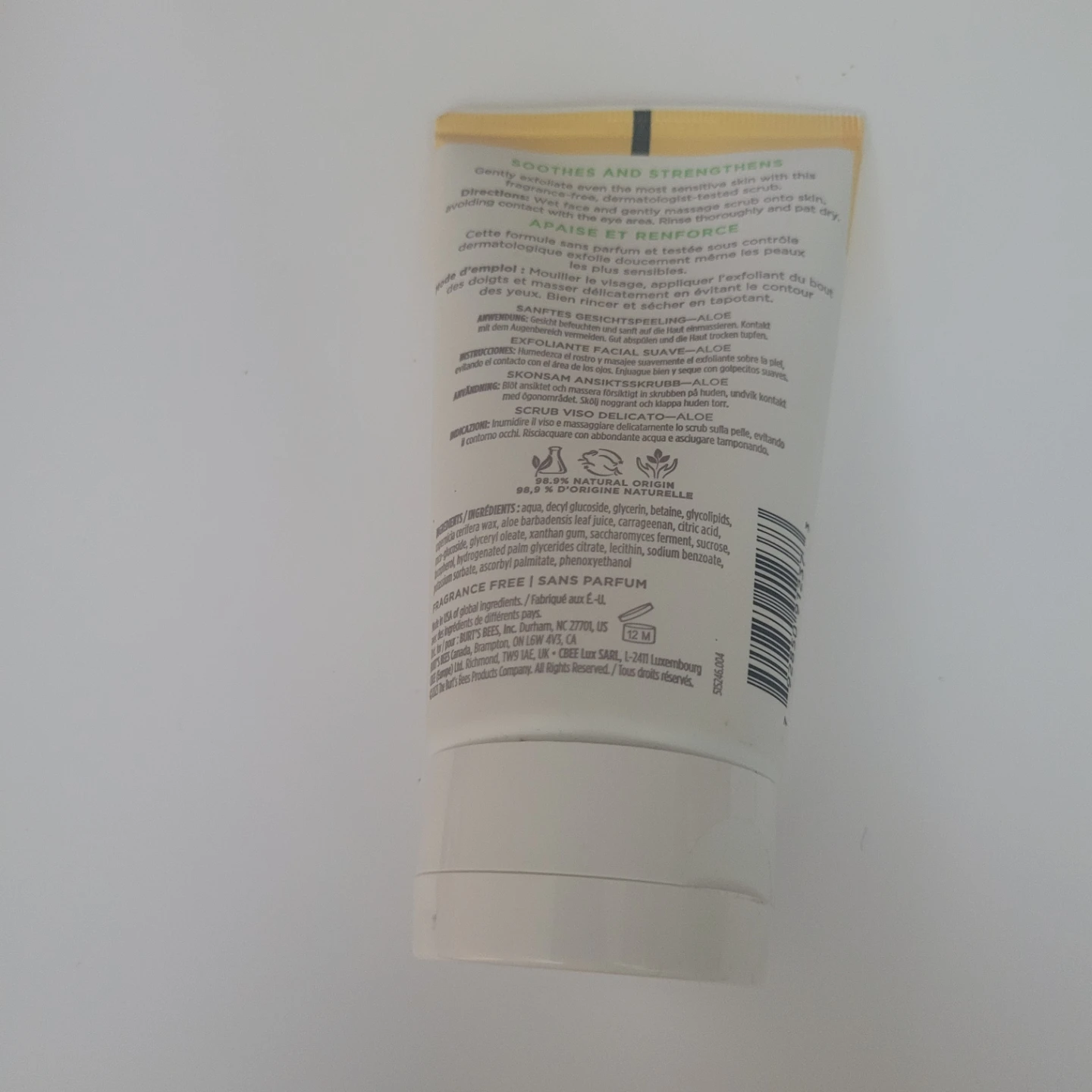 Burt's Bees Gentle Face Scrub - Aloe Sensitive - photo 2