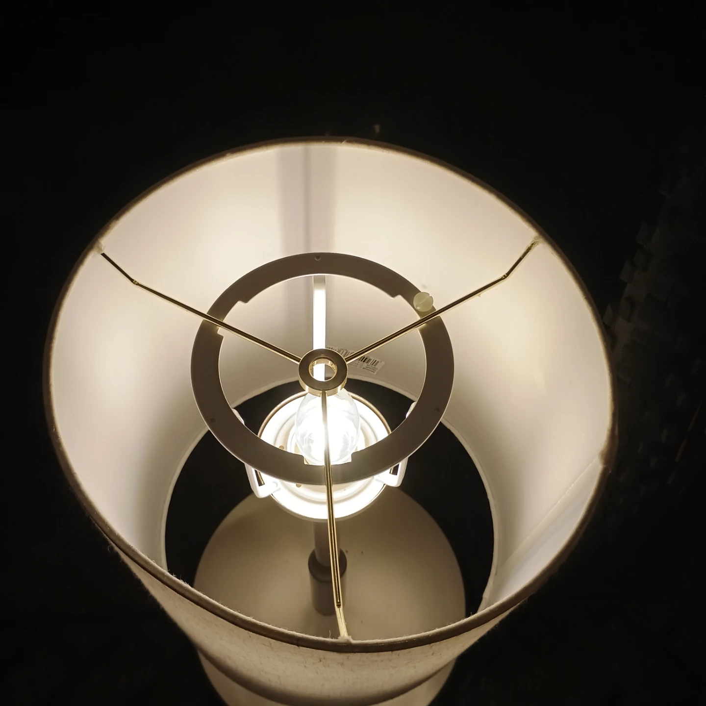 Table Lamp with Linen Shade - photo 3