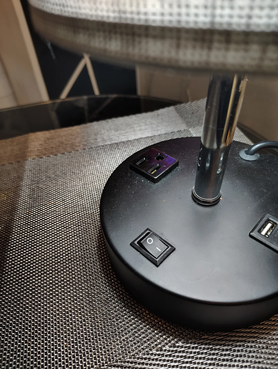 Desk Lamp with USB Ports and Outlet - photo 2