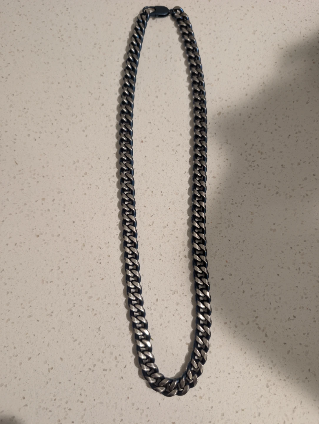 LYNX Stainless Steel Chain Necklace BLUE/SILVER - photo 3