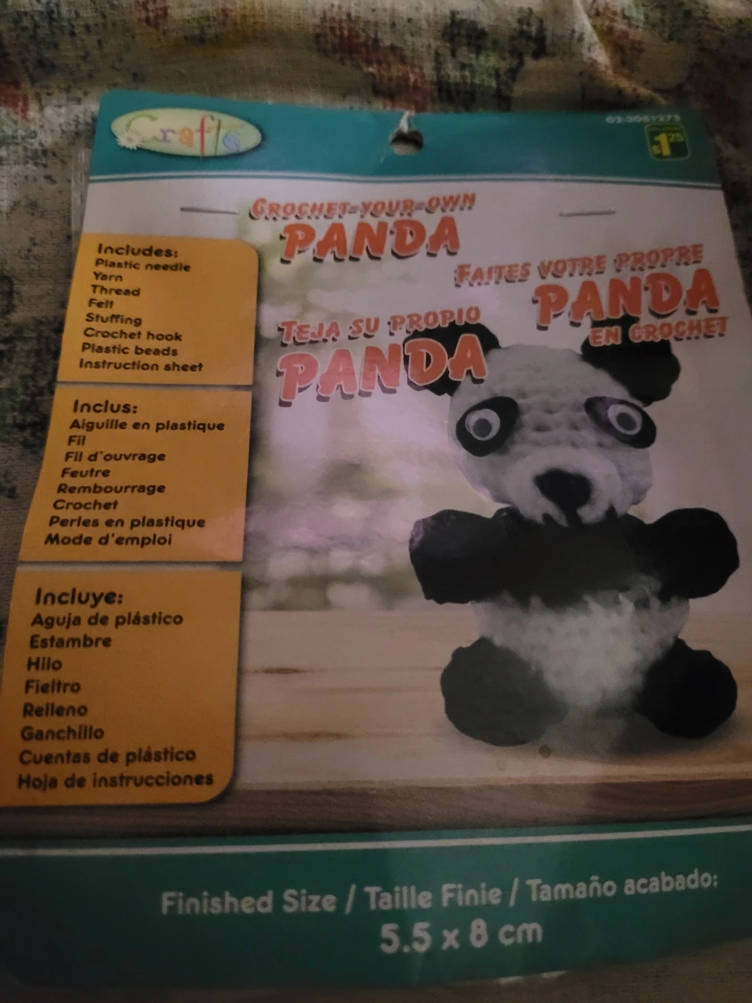 Crochet your own panda