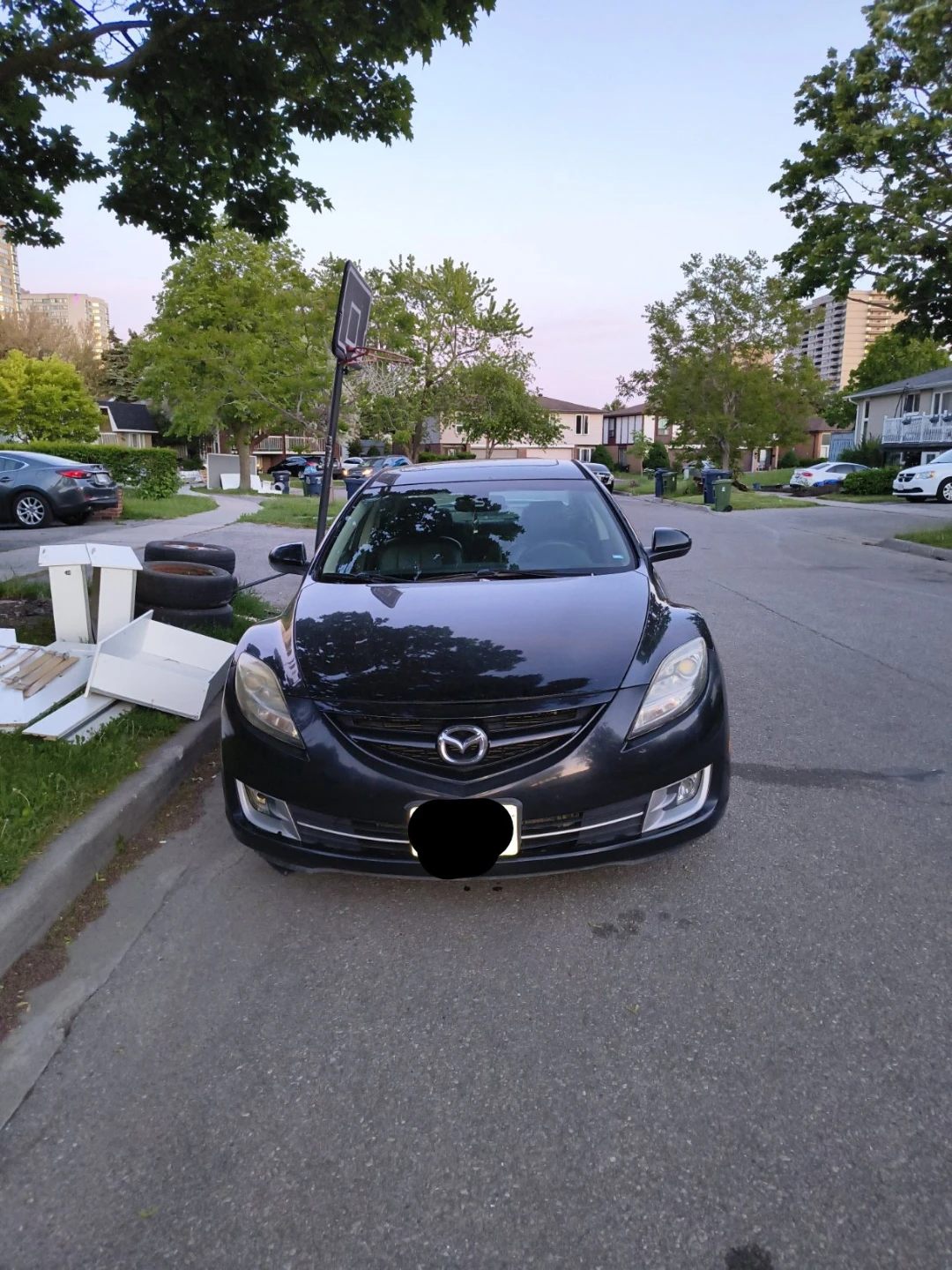 Black Mazda 6 Sedan