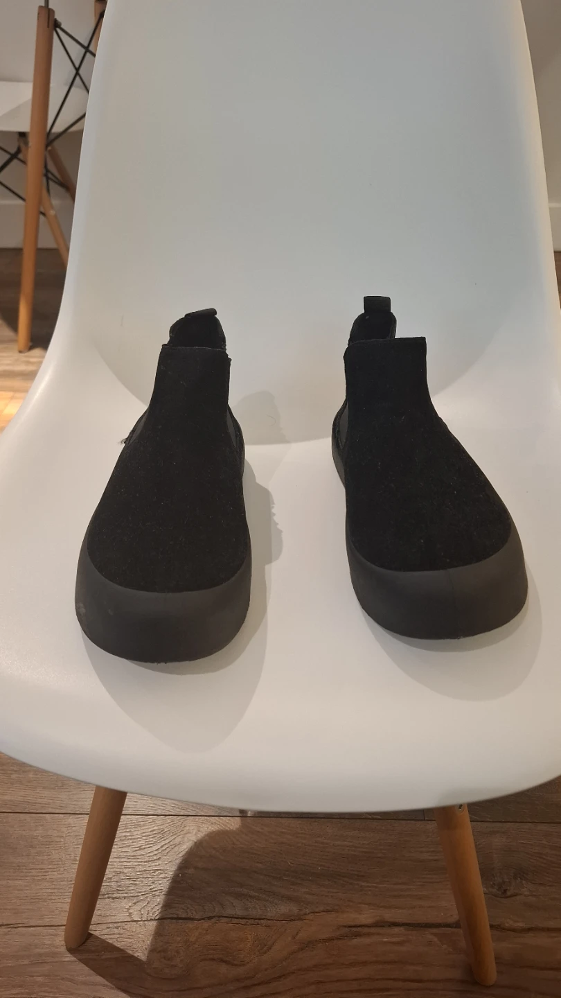 Black Suede Chelsea Boots