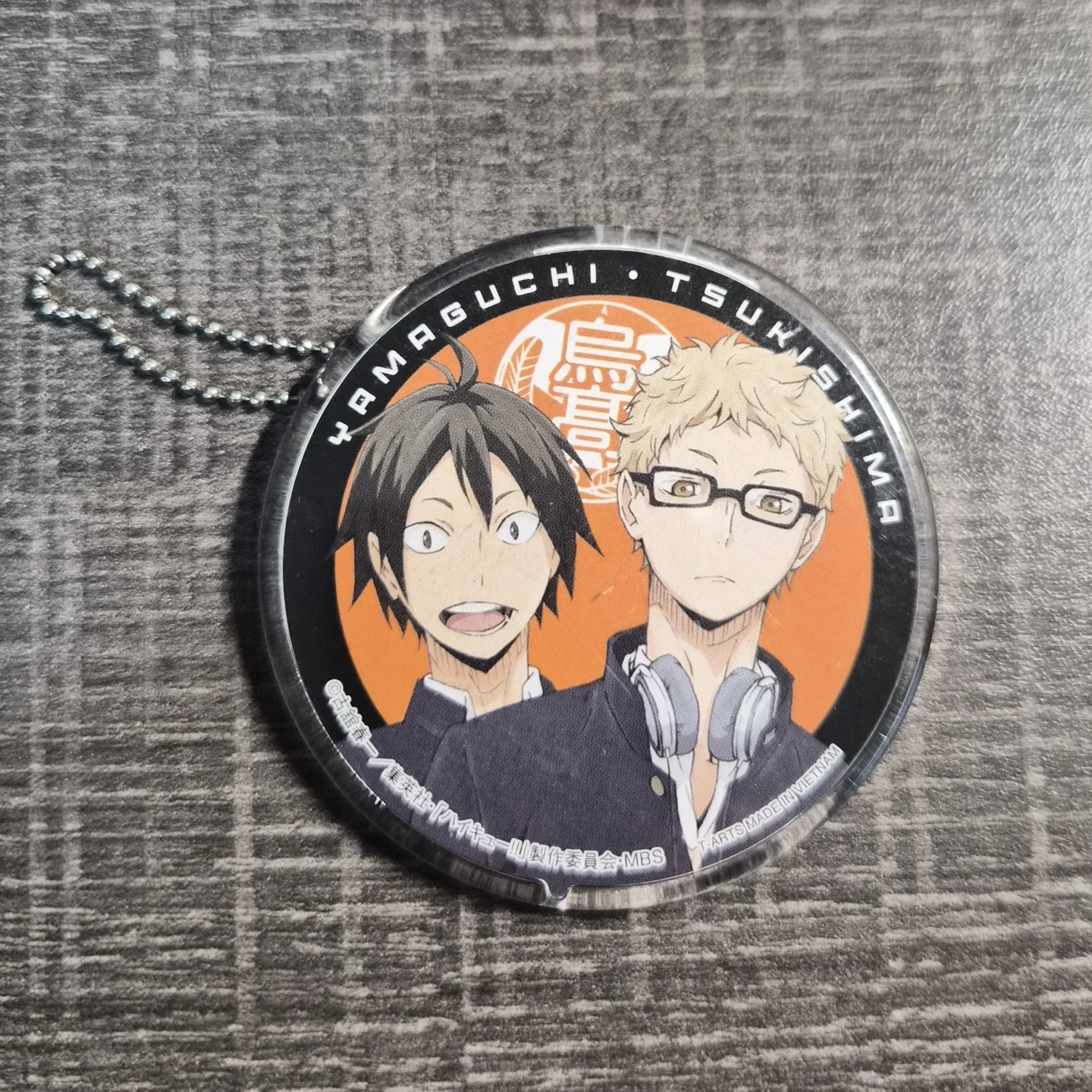 Haikyuu!! Yamaguchi & Tsukishima Keychain