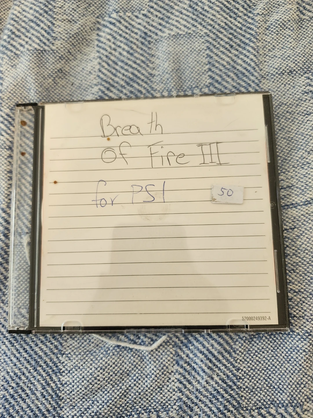 Breath of Fire III PlayStation Game