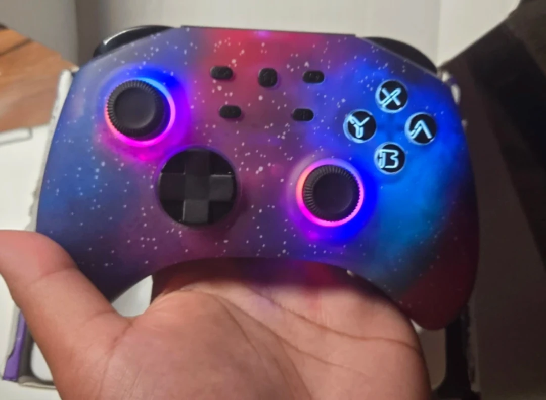Wireless Nintendo Switch Gaming Controller with LED Lights - photo 2