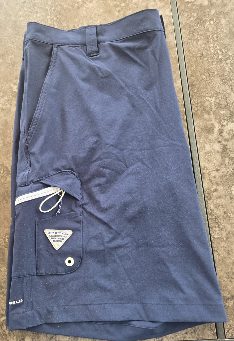 Men's Columbia PFG Navy Shorts. 42X10. - photo 3