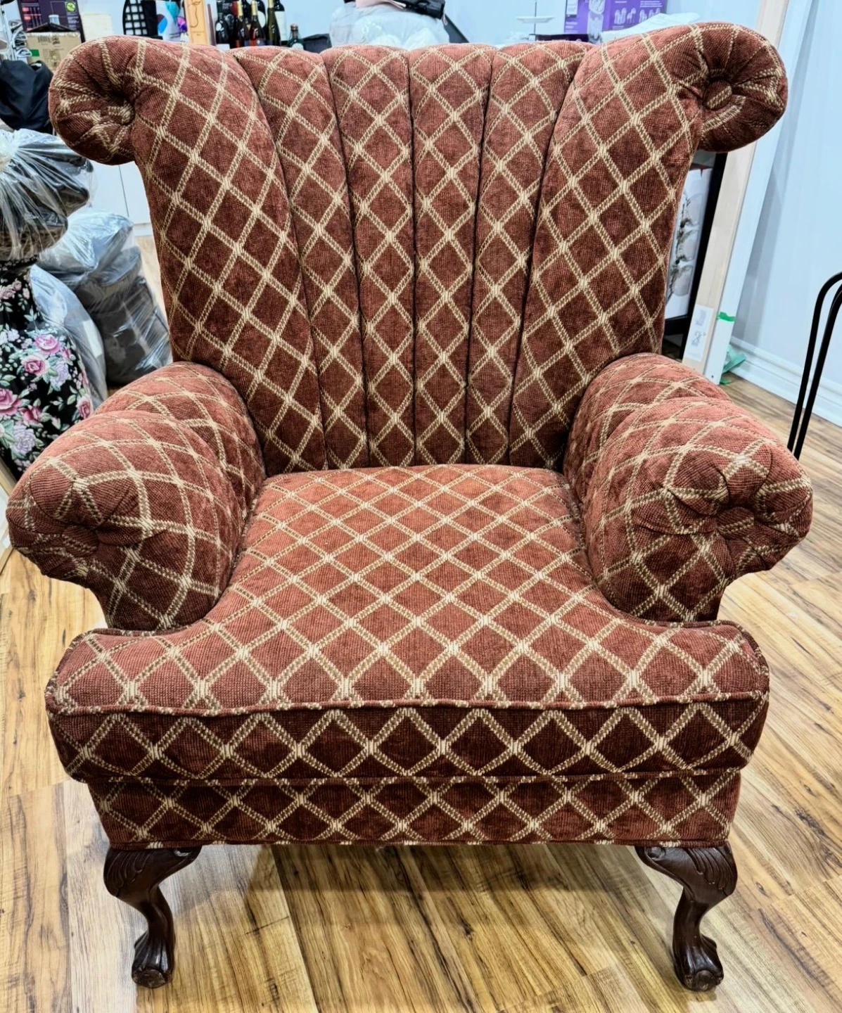 Ornate Accent Armchair