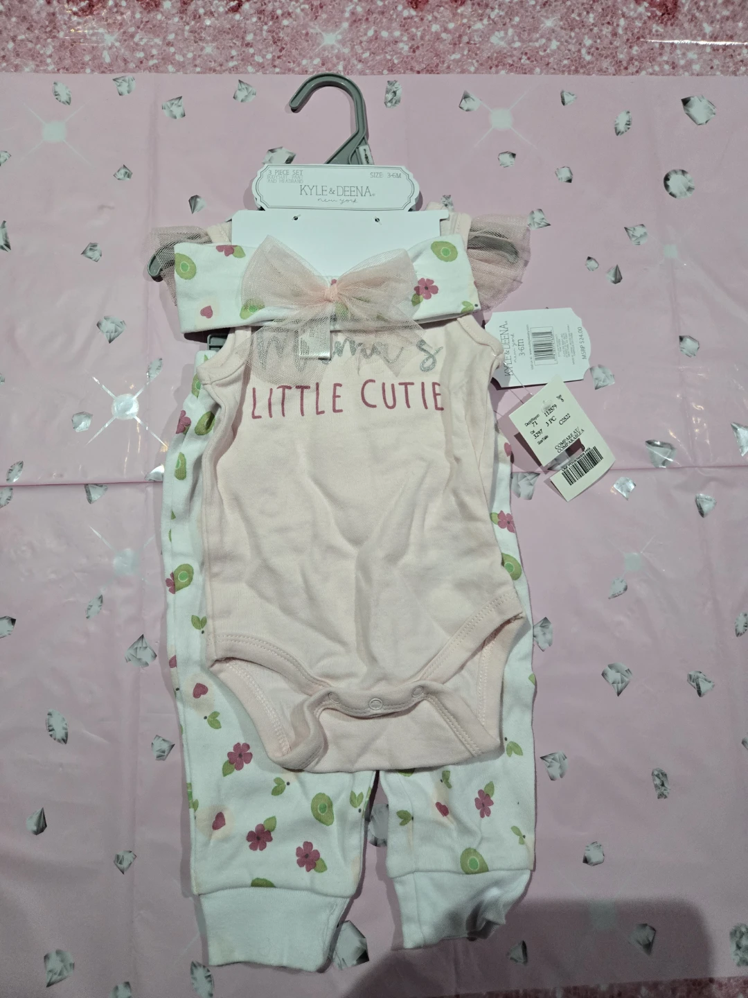 Kyle & Deena 3-Piece Baby Girl Outfit