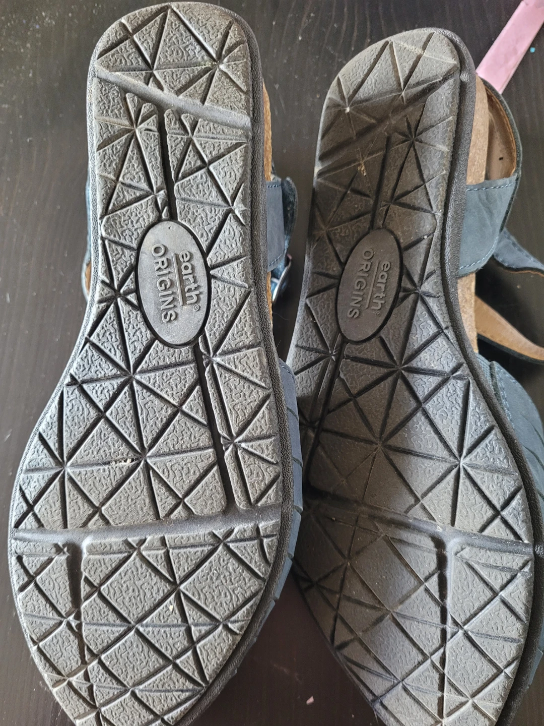 Earth Origins Women's Blue Suede Sandals - photo 2