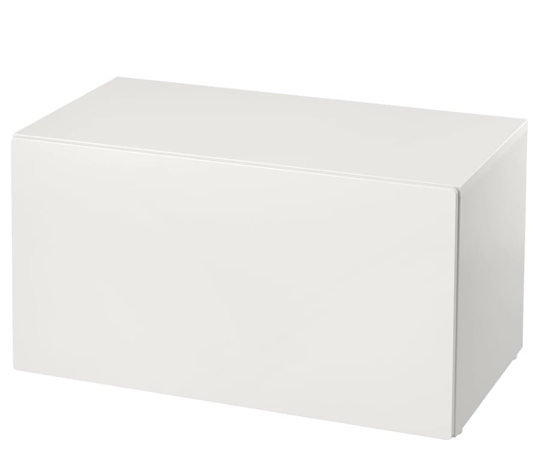 Ikea Samstad White Storage Bench - photo 2